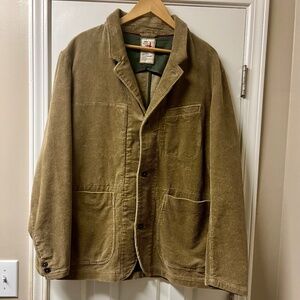 RELWEN CORD TRAP BLAZER SAND XXL